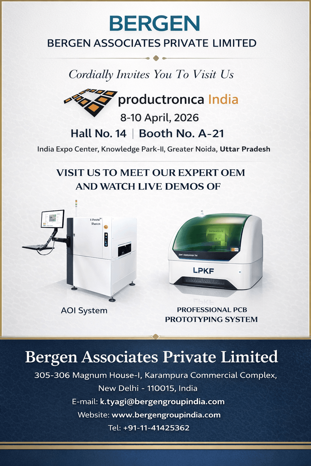 At Productronica 8-10 April 2026